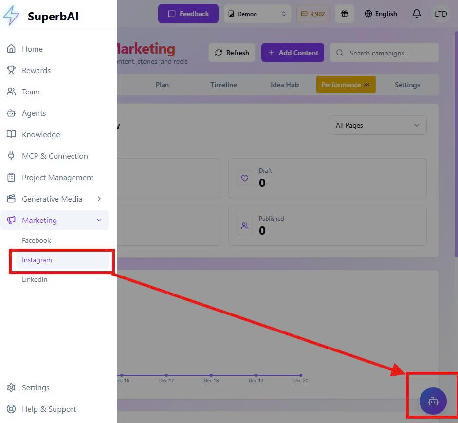 Inmarex - Chatbot Location
